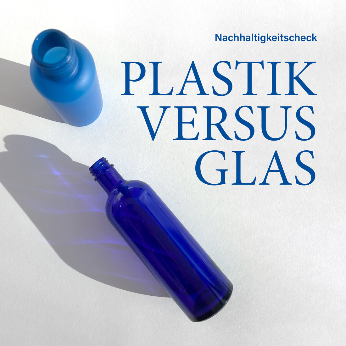 Plastik versus Glas 👀